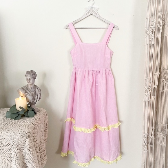 NWT Free People X Dora Larsen Emelie Nightdress - Picture 2 of 13